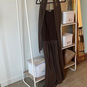 Showpo dress with neck scarf